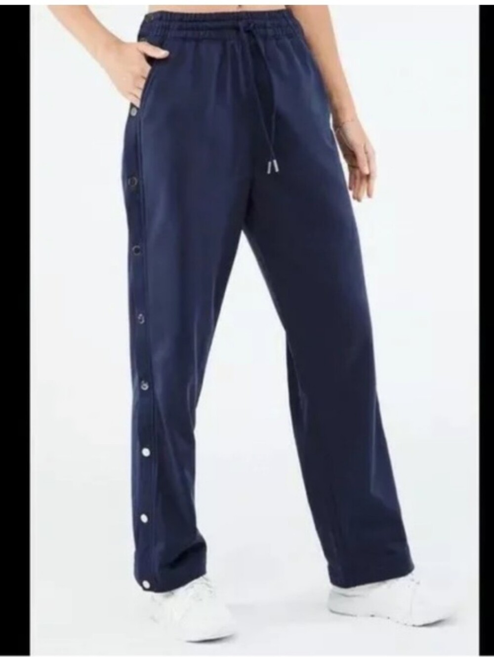 Fabletics Molly Break Away Track Pant Varsity Athletic Relaxed Fit Pants Navy 3X